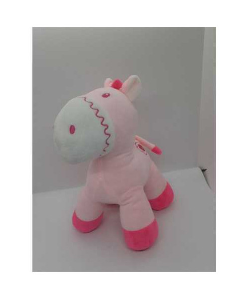 Jucarie de plus zornaitoare Calut roz 23 cm