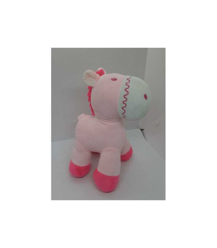 Jucarie de plus zornaitoare Calut roz 23 cm