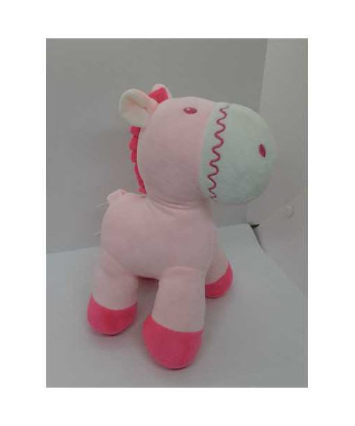 Jucarie de plus zornaitoare Calut roz 23 cm