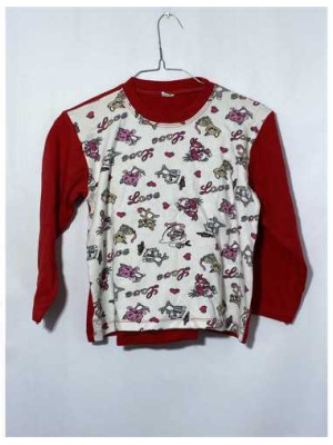 Pijama copii cu pisicute Beka marimea 7 8 ani