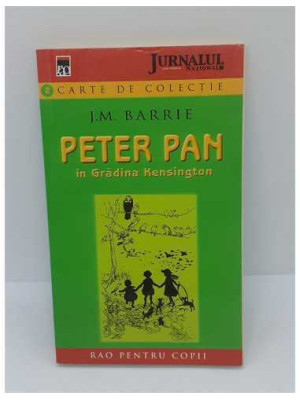 Peter Pan in gradina Kensington J M Barrie