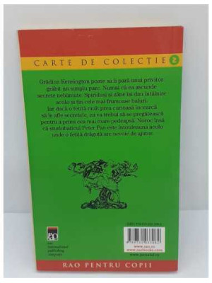 Peter Pan in gradina Kensington J M Barrie 2