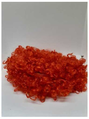 Peruca carnaval culoare rosu Clown