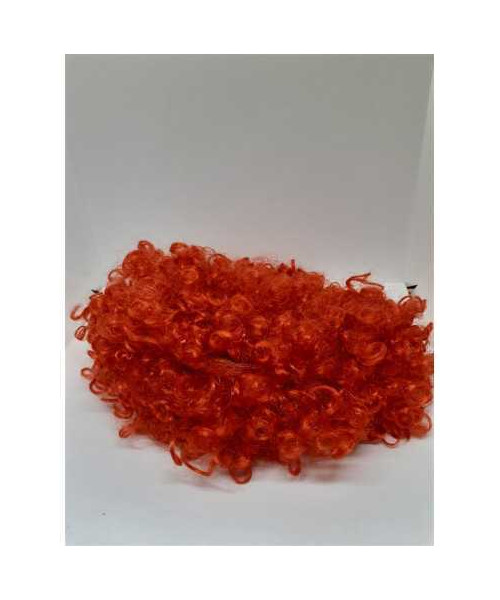 Peruca carnaval culoare rosu Clown