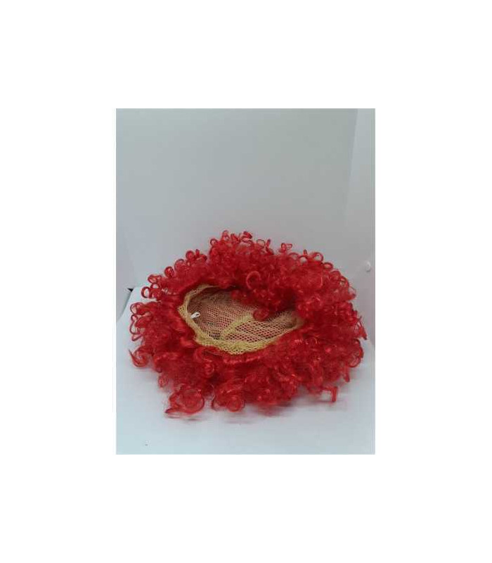 Peruca carnaval culoare rosu Clown