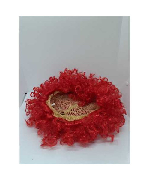 Peruca carnaval culoare rosu Clown