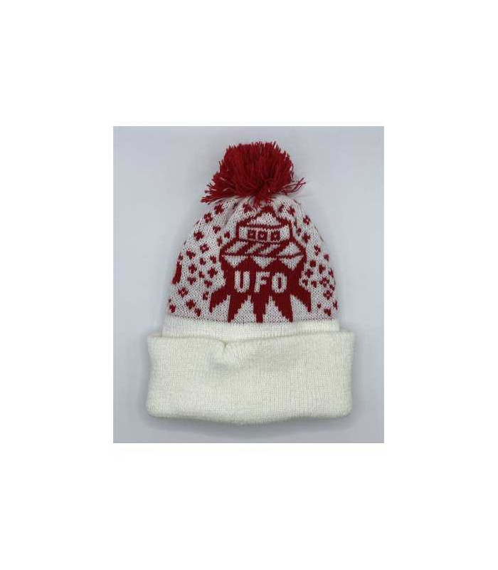 Caciula copii cu ciucure cu imprimeu UFO marime 4 5 ani