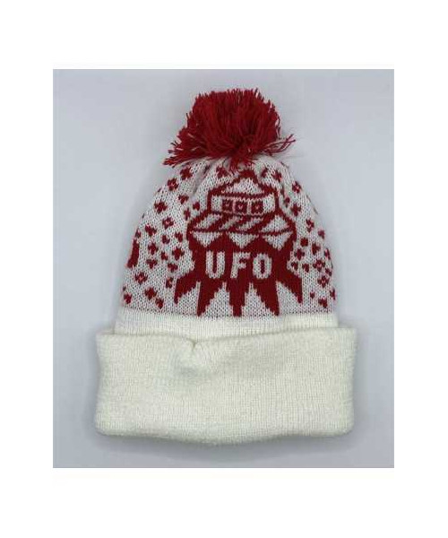 Caciula copii cu ciucure cu imprimeu UFO marime 4 5 ani