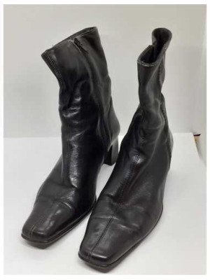 Cizme scurte dama cu toc mic Carla Sellini marime 37