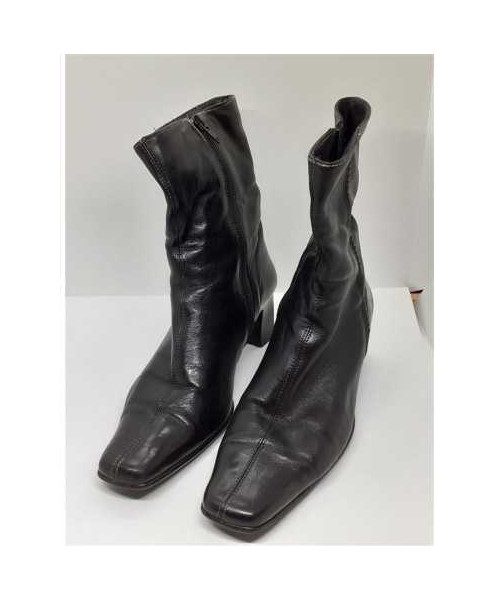 Cizme scurte dama cu toc mic Carla Sellini marime 37