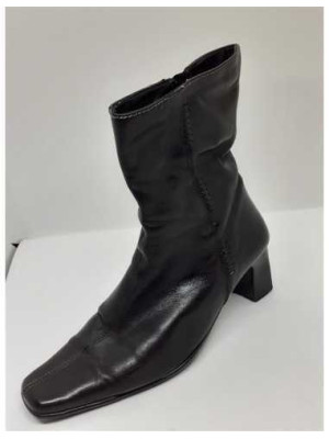Cizme scurte dama cu toc mic Carla Sellini marime 37 2