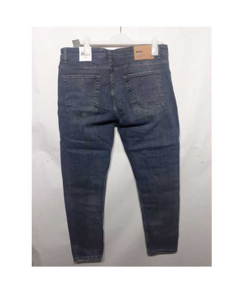 Pantaloni lungi blugi barbati culoare albastru Denim Slim marime 33