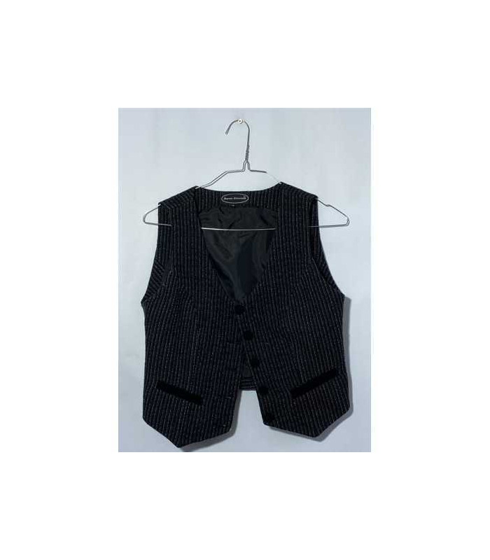 Vestuta baietei cu dungi si buzunare Daeon Emerald