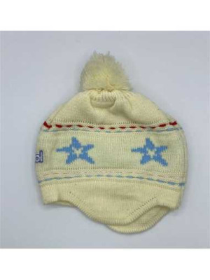 Caciula tricotata copii cu ciucure marime 2 3 ani