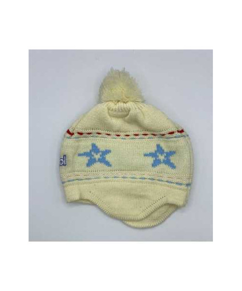 Caciula tricotata copii cu ciucure marime 2 3 ani