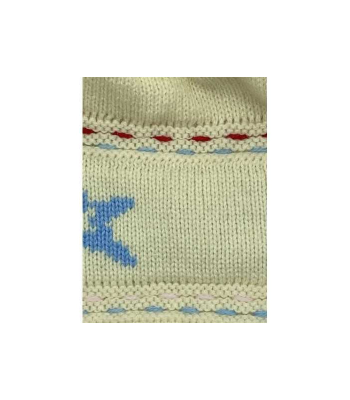 Caciula tricotata copii cu ciucure marime 2 3 ani