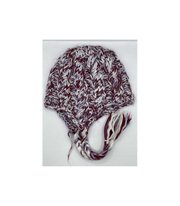 Caciula copii tricotata cu snururi Basic marime 3 4 ani