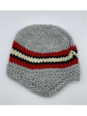 Caciula copii tricotata cu urechiuse marime 4 5 ani