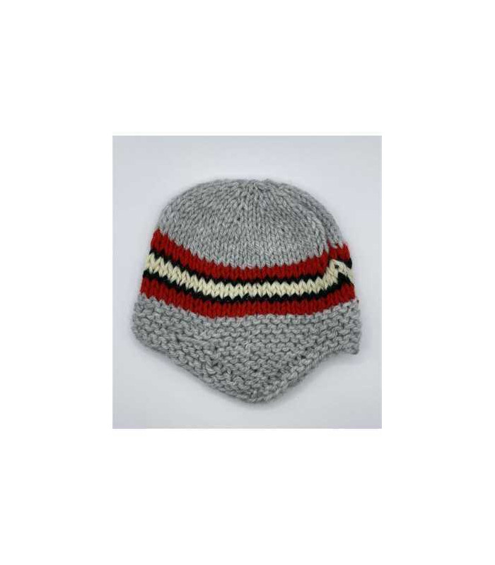 Caciula copii tricotata cu urechiuse marime 4 5 ani