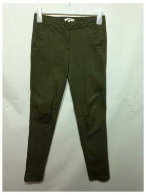 Pantaloni lungi dama culoare kaki Koton marime 34