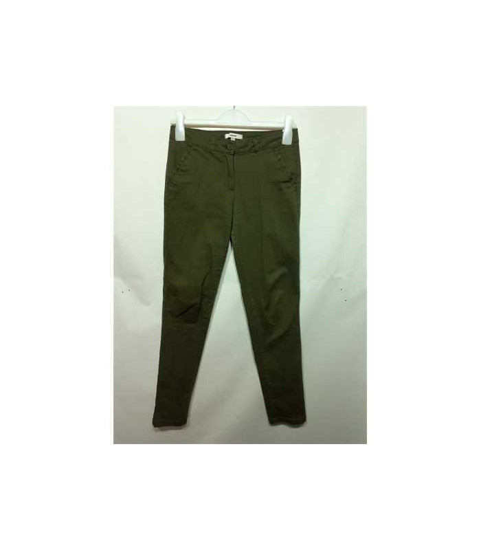 Pantaloni lungi dama culoare kaki Koton marime 34