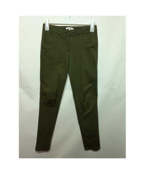 Pantaloni lungi dama culoare kaki Koton marime 34