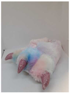 Botosi amuzanti de interior pentru copii model unghii 3D cu sclipici 2