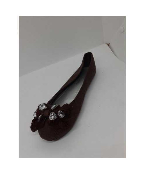 Balerini dama accesorizati cu fundita si inimioare Eponge marime 36