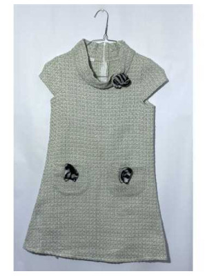 Rochita fetite cu buzunare si maneca scurta Lukids marimea 9 10 ani