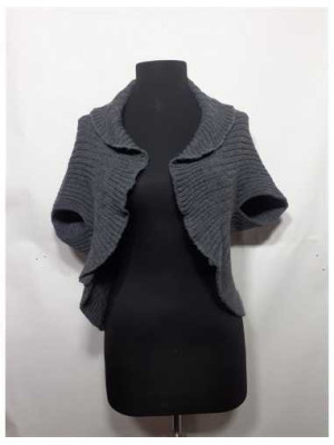 Vesta dama tricotata culoare gri marime M