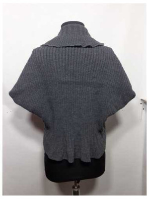Vesta dama tricotata culoare gri marime M 2