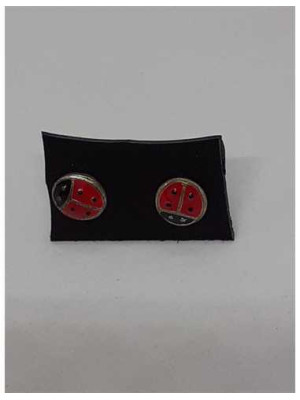 Cercei cu surub model buburuza