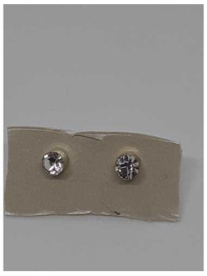 Cercei cu surub culoare auriu model rotund