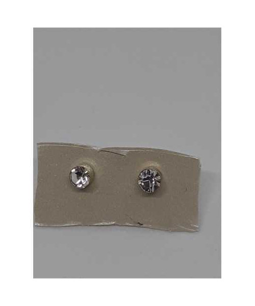 Cercei cu surub culoare auriu model rotund