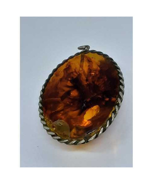 Medalion oval cu floare culoare 