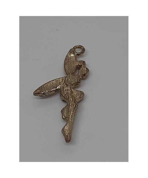 Medalion culoare auriu cu strasuri mov model zana