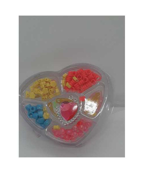 Set cu margelute si medalion pentru realizare bijuterii copii