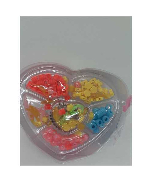 Set cu margelute si medalion pentru realizare bijuterii copii