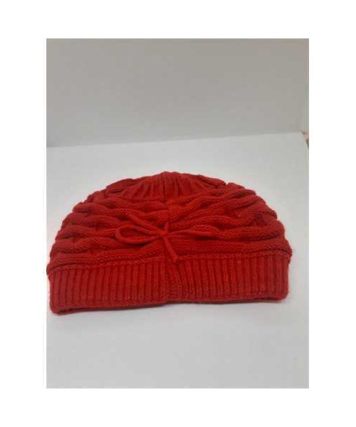 Caciula tricotata cu fundita pentru fetite