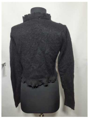  tricotat dama cu maneca lunga Bolong marime S 2