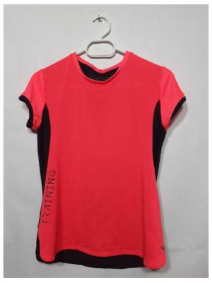 Tricou sport pentru copii culoare roz si negru