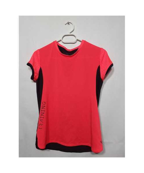 Tricou sport pentru copii culoare roz si negru