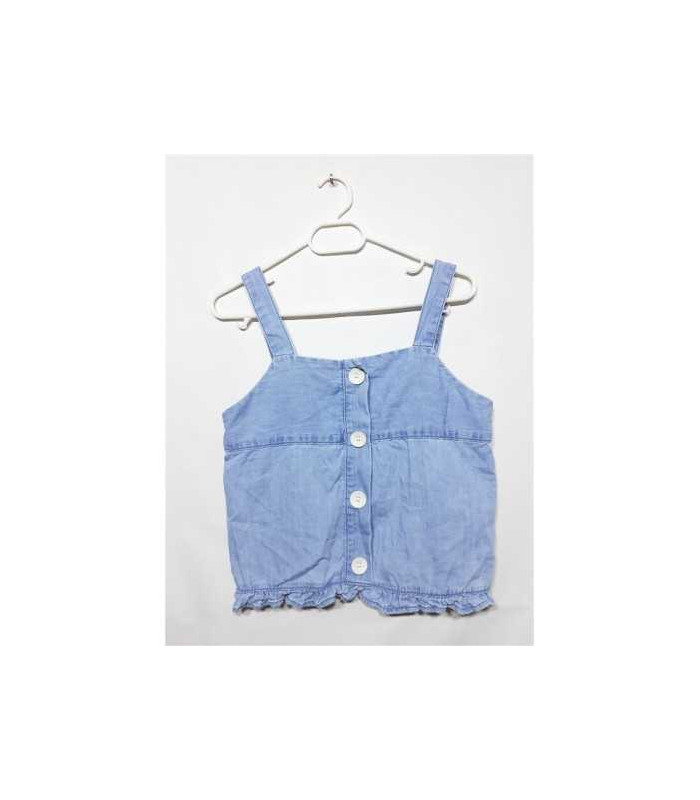 Top cu nasturi decorativi pentru fetite Zara Kids