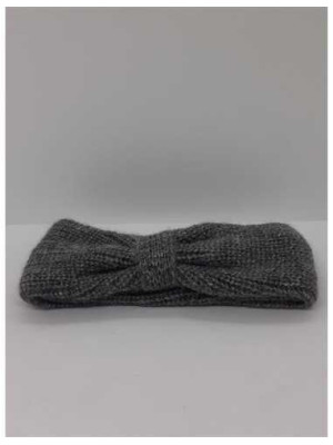 Bentita dama tricotata culoare gri