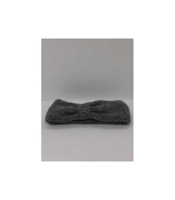 Bentita dama tricotata culoare gri