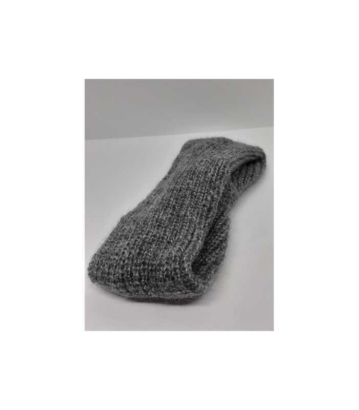 Bentita dama tricotata culoare gri