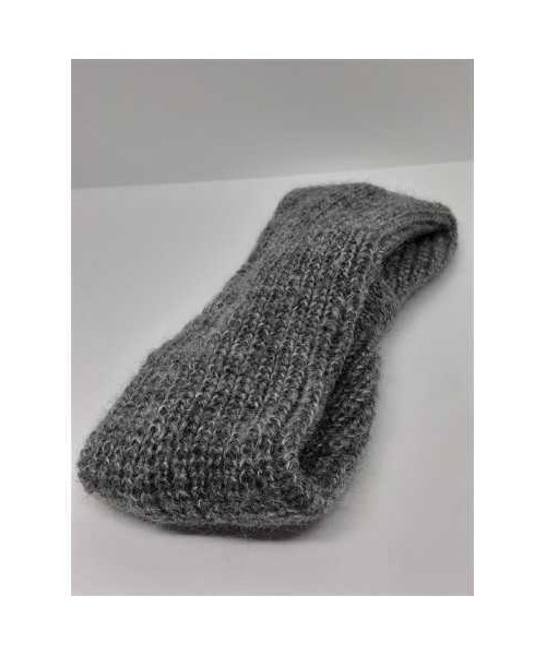 Bentita dama tricotata culoare gri