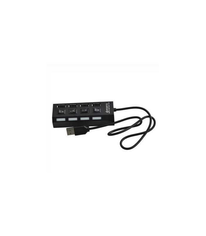 Distribuitor Hub 4 porturi USB 2.0 cu LED control