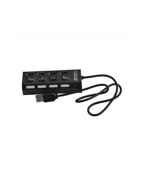 Distribuitor Hub 4 porturi USB 2.0 cu LED control