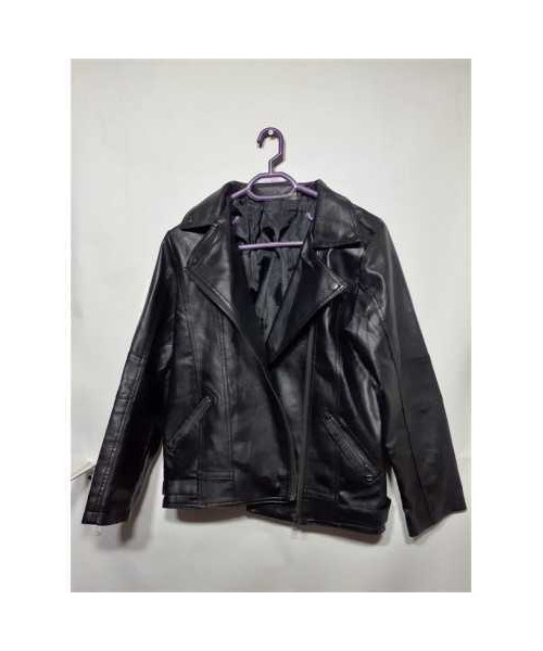 Geaca pentru fete cu aspect de piele